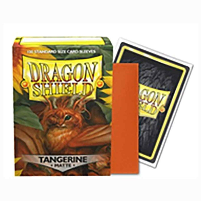 Dragon Shield Sleeves: Matte Tangerine (Box of 100) - Boardlandia