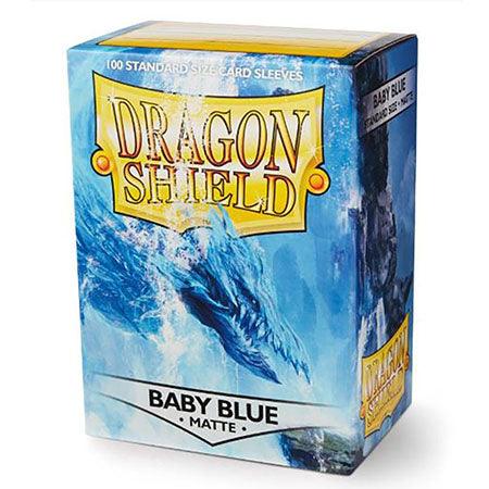 Dragon Shield Sleeves: Matte Baby Blue (Box Of 100) - Boardlandia