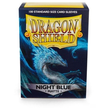 Dragon Shield Sleeves: Matte Night Blue (Box Of 100) - Boardlandia