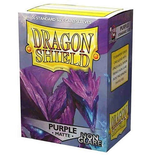 Dragon Shield Sleeves: Matte Non-Glare Purple (Box of 100) - Boardlandia