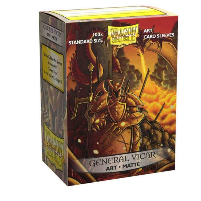 Dragon Shield Sleeves: Matte Art General Vicar Portrait (Box of 100) - Limited Edition - Boardlandia