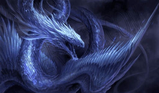 Gamermats - Blue Crystal Dragon by Sandara - Boardlandia