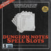 Dungeon Sticky Notes - Spell Slot Pack - Boardlandia