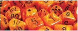 7 Die Set - Vortex Orange With Black - Boardlandia