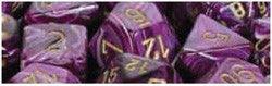 7 Die Set - Vortex Purple With Gold - Boardlandia