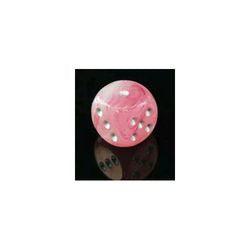 D6 -- 16Mm Ghostly Glow Dice, Pink/Silver, 12Ct - Boardlandia