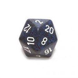 D20 -- 34Mm Speckled Dice,  Stealth - Boardlandia