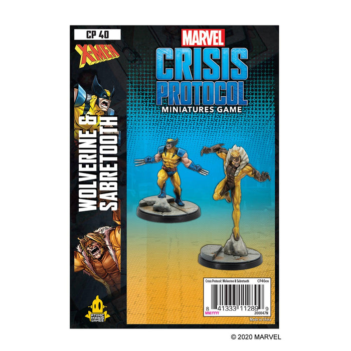 Marvel: Crisis Protocol - Wolverine and Sabretooth Character Pack - Boardlandia