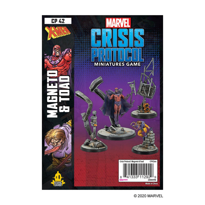 Marvel: Crisis Protocol - Magneto and Toad Character Pack - Boardlandia