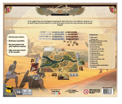 Kemet - Blood and Sand Kickstarter All-In God Pledge Level Bundle - Boardlandia