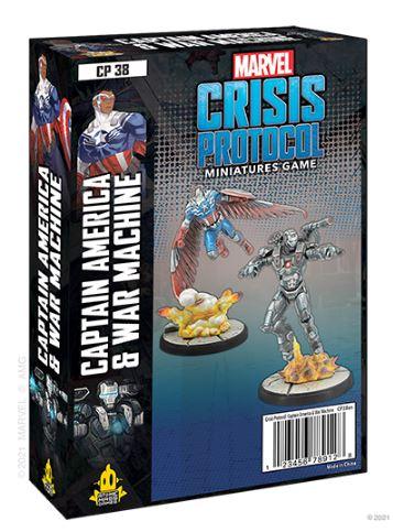 Marvel Crisis Protocol - Captain America and War Machine - Boardlandia