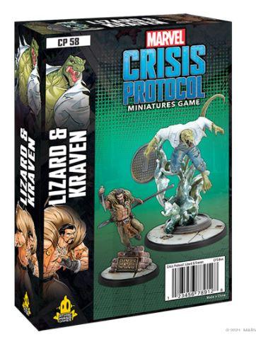 Marvel Crisis Protocol - Lizard and Kraven - Boardlandia