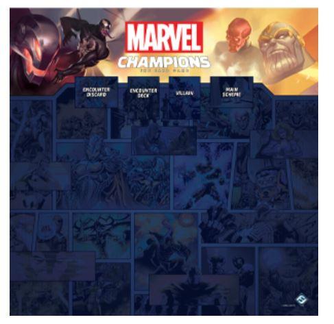 Marvel Champions LC - 1-4 Player Game Mat - Boardlandia