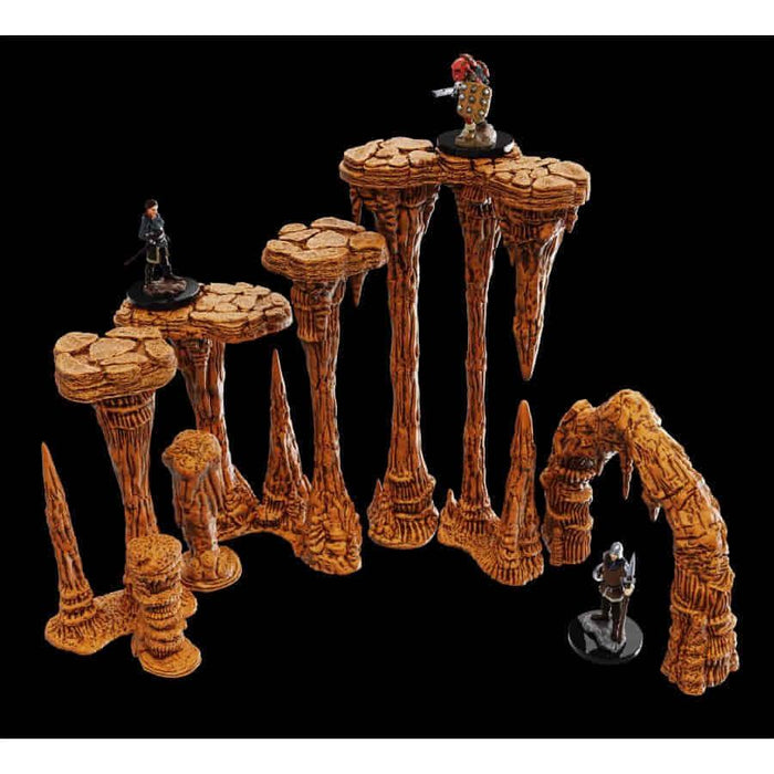 Warlock Tiles - Accessory - Stalactites and Stalagmites - Boardlandia