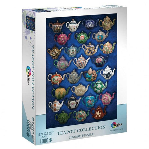 Teapot Collection 1000pc Puzzle - Boardlandia