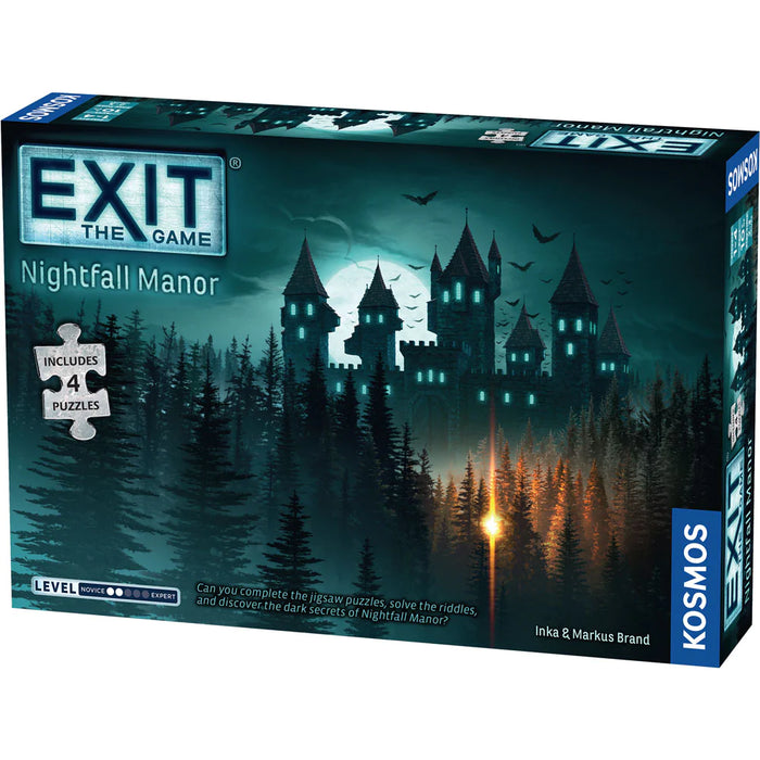 Exit The Game - Nightfall Manor (With Puzzle) - Boardlandia