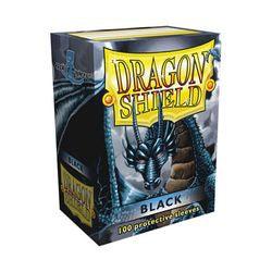 Dragon Shield Sleeves: Black (Box Of 100) - Boardlandia