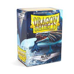 Dragon Shield Sleeves: Matte Blue (Box Of 100) - Boardlandia
