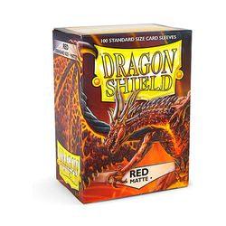Dragon Shield Sleeves: Matte Red (Box Of 100) - Boardlandia