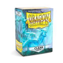 Dragon Shield Sleeves: Matte Clear (Box Of 100) - Boardlandia
