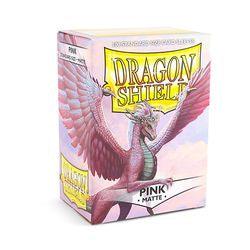 Dragon Shield Sleeves: Matte Pink (Box Of 100) - Boardlandia