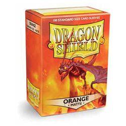 Dragon Shield Sleeves: Matte Orange (Box Of 100) - Boardlandia