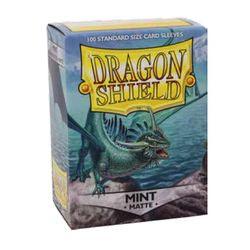 Dragon Shield Sleeves: Matte Mint (Box Of 100) - Boardlandia