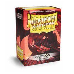 Dragon Shield Sleeves: Crimson (Box Of 100) - Boardlandia