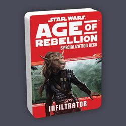 Star Wars - "Age Of Rebellion" Rpg: Infiltrator Specialization Deck - Boardlandia