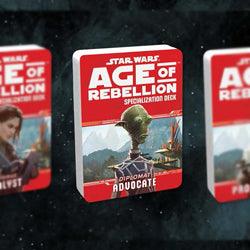 Star Wars - "Age Of Rebellion" Rpg: Advocate Specialization Deck - Boardlandia