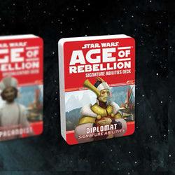 Star Wars - "Age Of Rebellion" Rpg: Diplomat Signature Abilities Deck - Boardlandia
