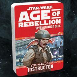 Star Wars - "Age Of Rebellion" Rpg: "Instructor" Commander Specialization Deck - Boardlandia
