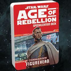 Star Wars - "Age Of Rebellion" Rpg: "Figurehead" Commander Specialization Deck - Boardlandia