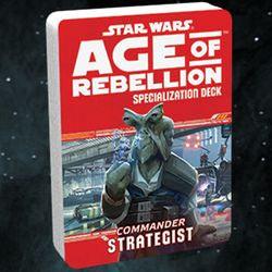 Star Wars - "Age Of Rebellion" Rpg: "Strategist" Commander Specialization Deck - Boardlandia