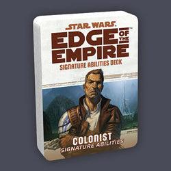 Star Wars - "Edge Of The Empire" Rpg: Colonist Signature Abilities Deck - Boardlandia