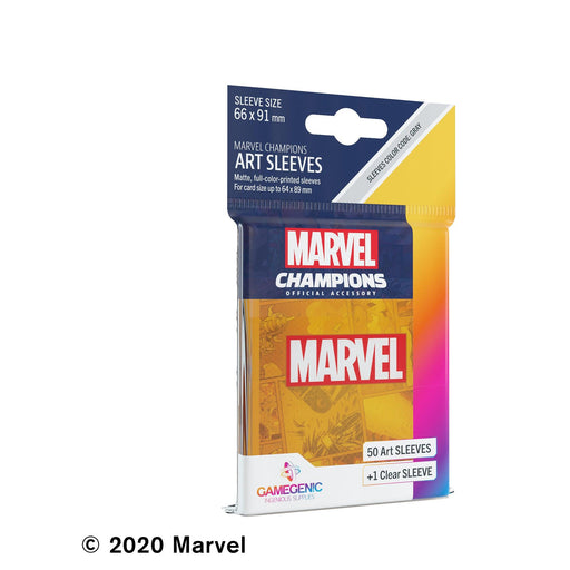 Marvel Champions Art Sleeves: Marvel Orange - Boardlandia