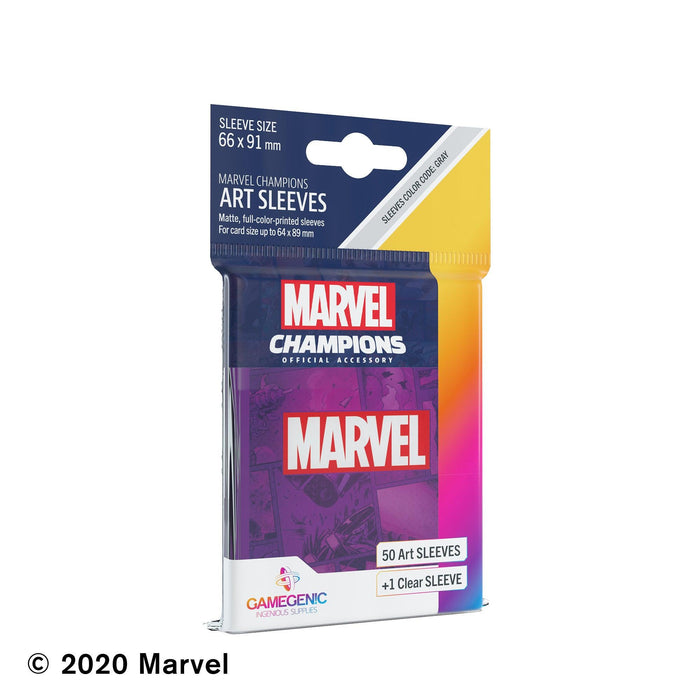 Marvel Champions Art Sleeves: Marvel Purple - Boardlandia