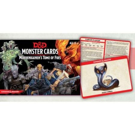 Dungeons and Dragons: Monster Cards - Mordenkainen's Tome of Foes - Boardlandia