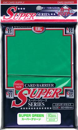 KMC Sleeves - Super Green - 80 sleeves - Boardlandia