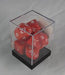 Jumbo Polyhedral 7 Piece Dice Set Opaque Red/White - Boardlandia