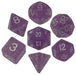 Dice Set - 7 Count 16Mm Light Purple Ethereal Glitter - Boardlandia