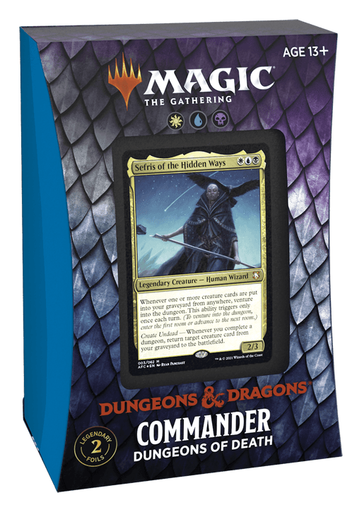 Magic the Gathering - Adventures in the Forgotten Realms - Dungeons of Death Commander Deck - Boardlandia