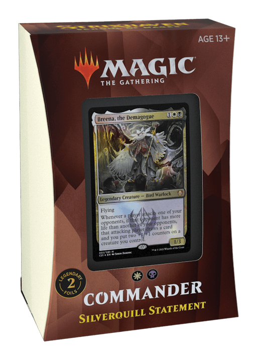Magic the Gathering - Commander 2021 - Silverquill Statement - Boardlandia