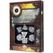 Steampunk Clockwork Dice Set (7) - White And Black - Boardlandia