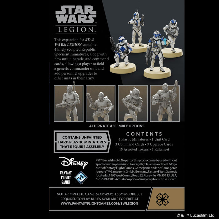 Star Wars: Legion - Republic Specialists Personnel Expansion - Boardlandia