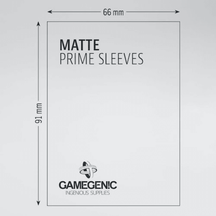 Matte Prime Card Sleeves: Blue - Boardlandia