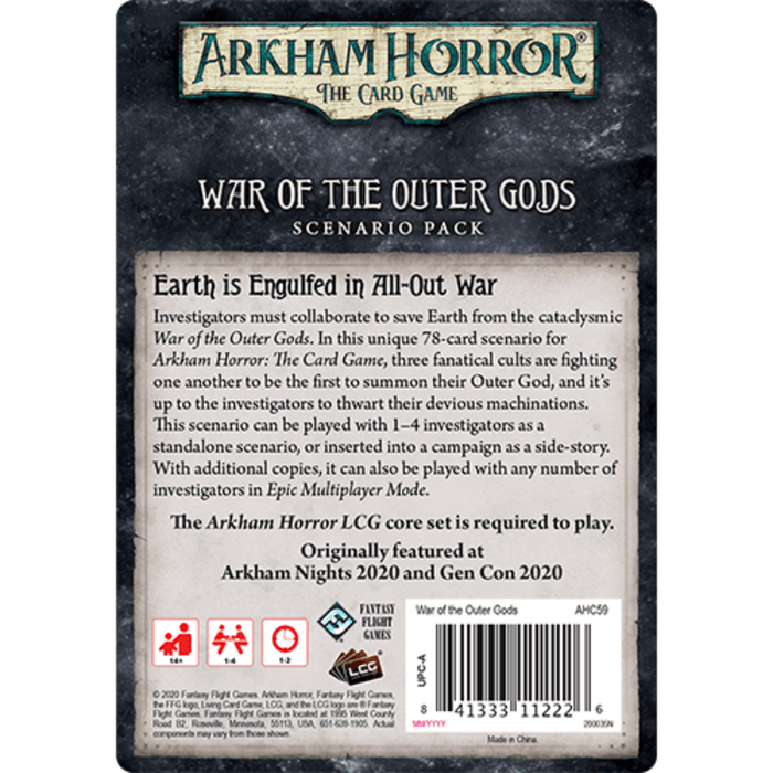 Arkham Horror LCG - War of the Outer Gods - Boardlandia