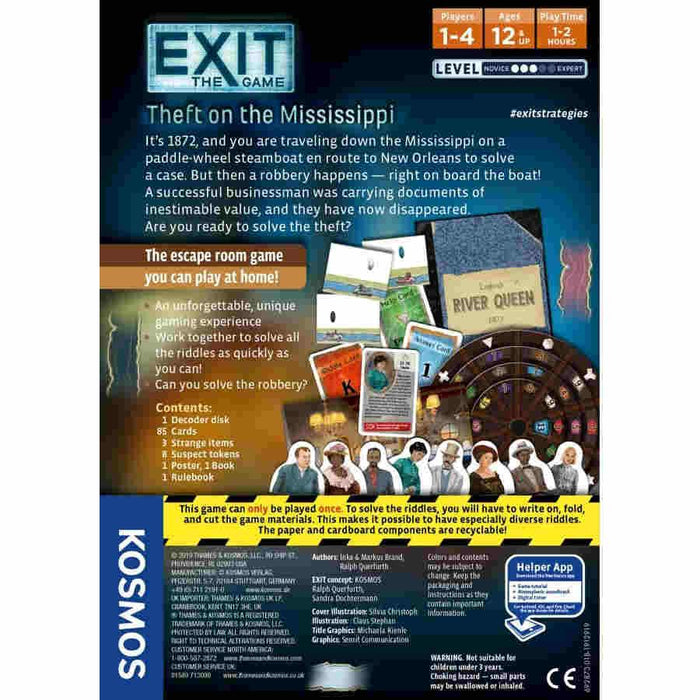 Exit The Game - Theft on the Mississippi - Boardlandia