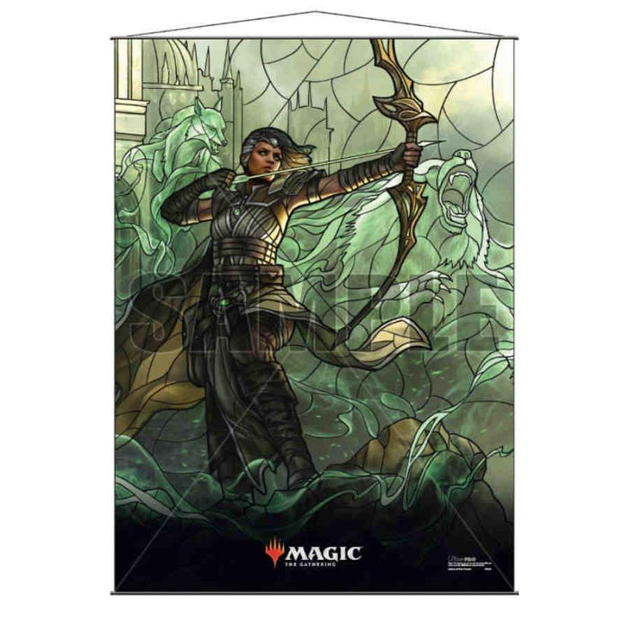 Magic The Gathering: Stained Glass Wall Scroll- Vivien - Boardlandia