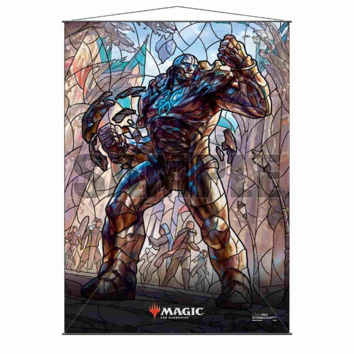 Magic The Gathering: Stained Glass Wall Scroll- Karn - Boardlandia